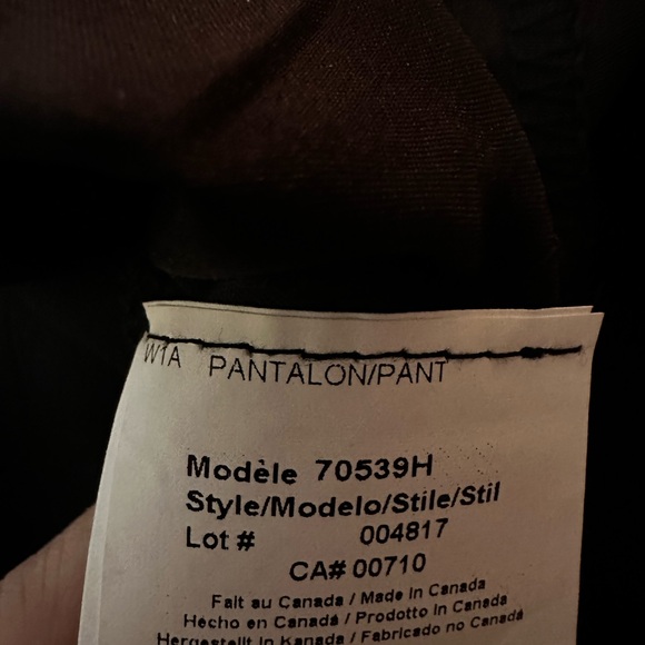 JOSEPH RIBKOFF - Women’s, Dressy, Black, Pants, Chiffon Overlay, Size 18, 🇨🇦 - Picture 10 of 10